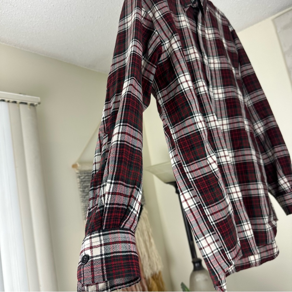 Pendleton Sir Pendleton Tartan Macdonald Plaid Wool Long Sleeve Button Shirt